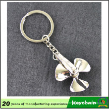 Factory Price Blank Metal Fan Shape Keychain Wil Logo or Not